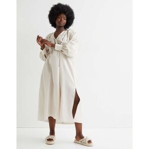 H&M Cream Midi Dress